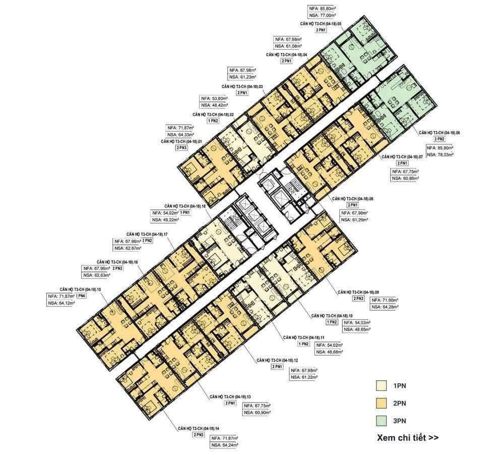 Mặt Bằng An Zen Residences Hải Phòng