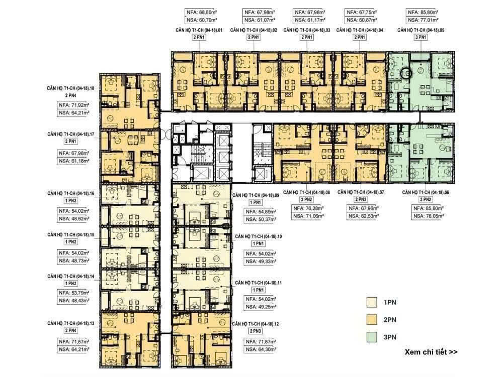 Mặt Bằng An Zen Residences Hải Phòng